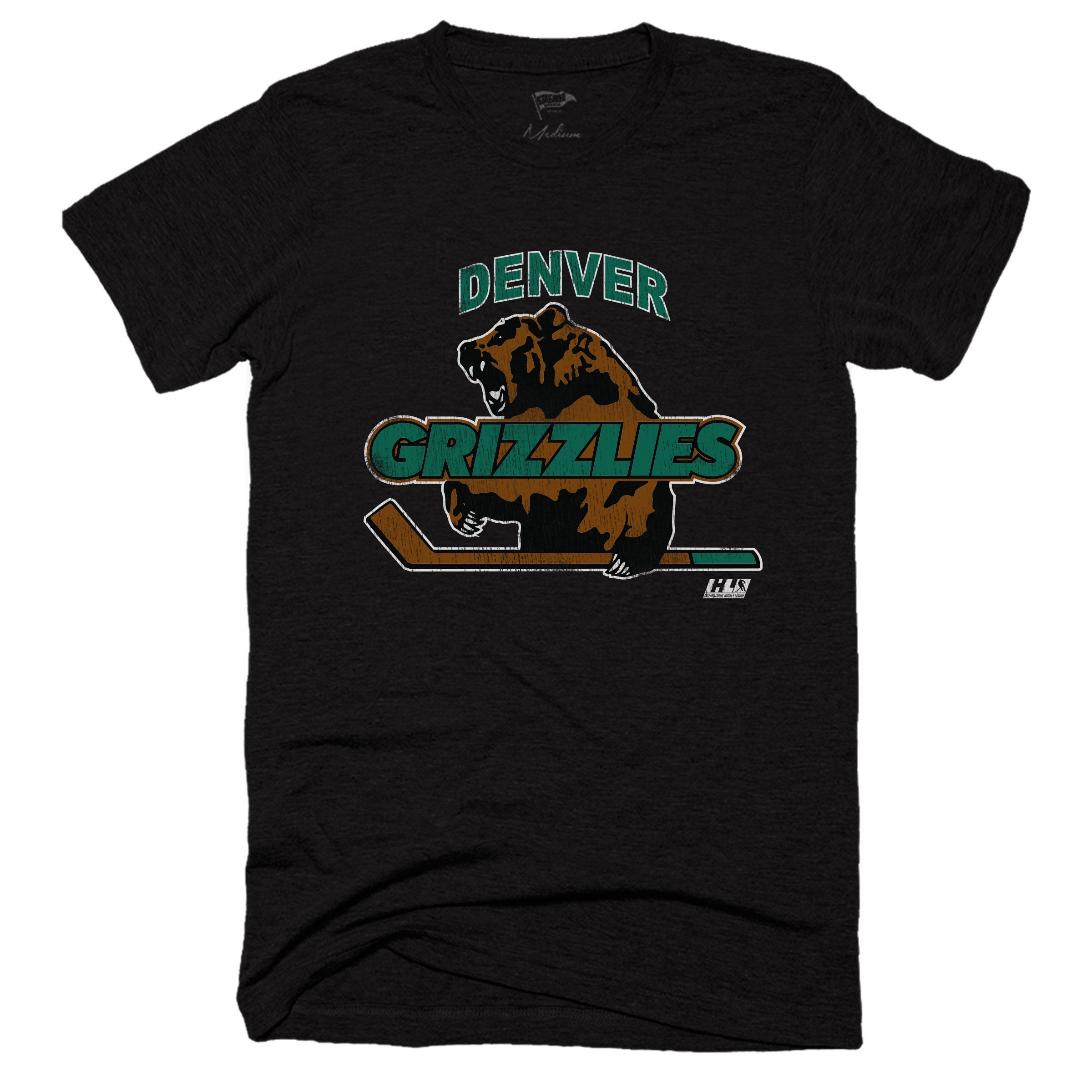 Streaker Sports Slap Shot Aggressive Hockey Is Back in Town Tee Medium