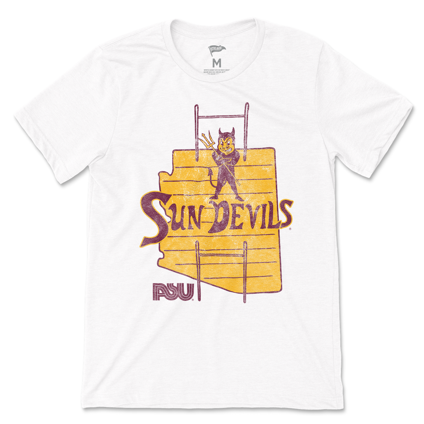 Arizona State Vintage Sparky Football Tee