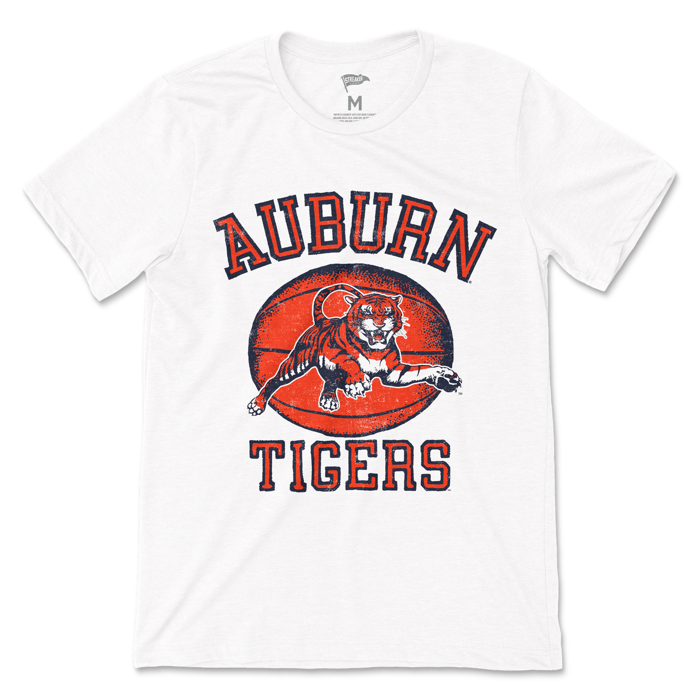 Auburn Vintage Basketball Tee