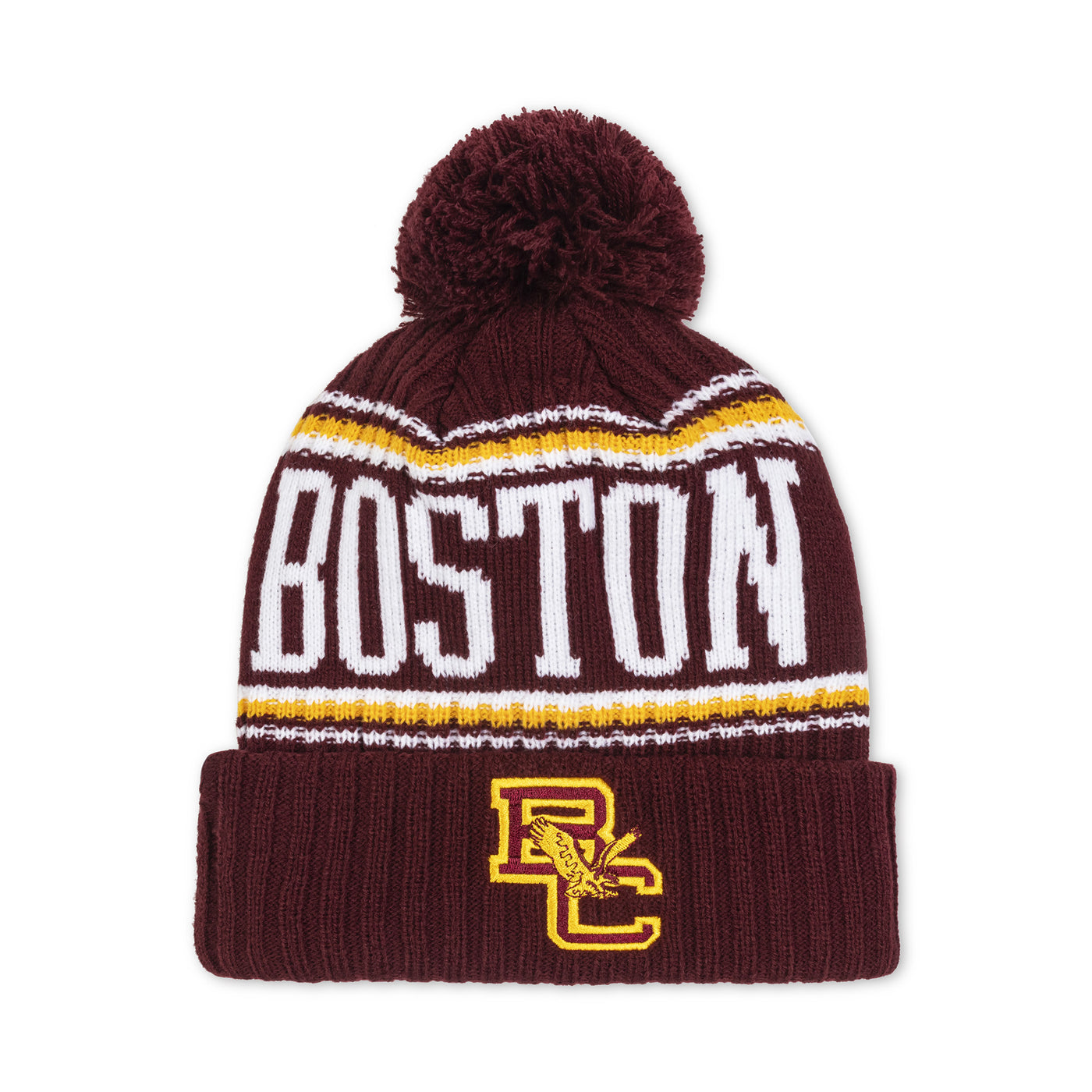 Boston College x Hockey East Vintage Knit Pom Hat