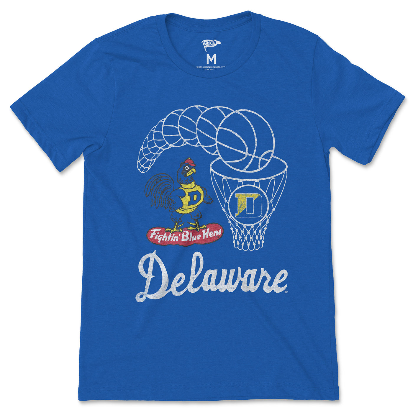 Delaware Vintage Basketball Tee