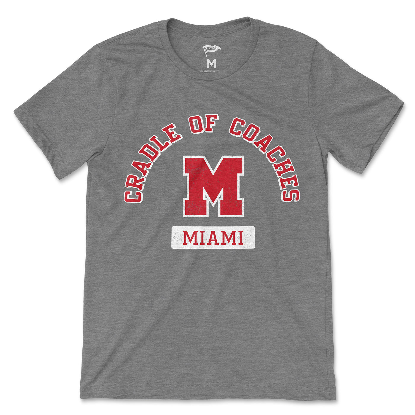 Miami University Vintage Cradle of Coaches Tee