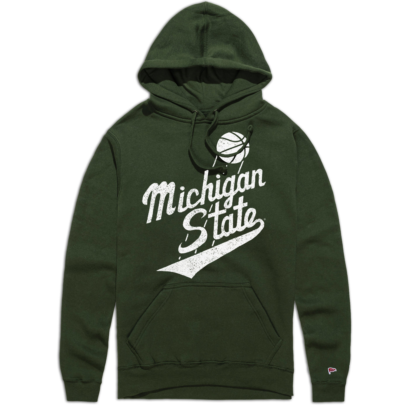 Michigan State Vintage Basketball Hoodie