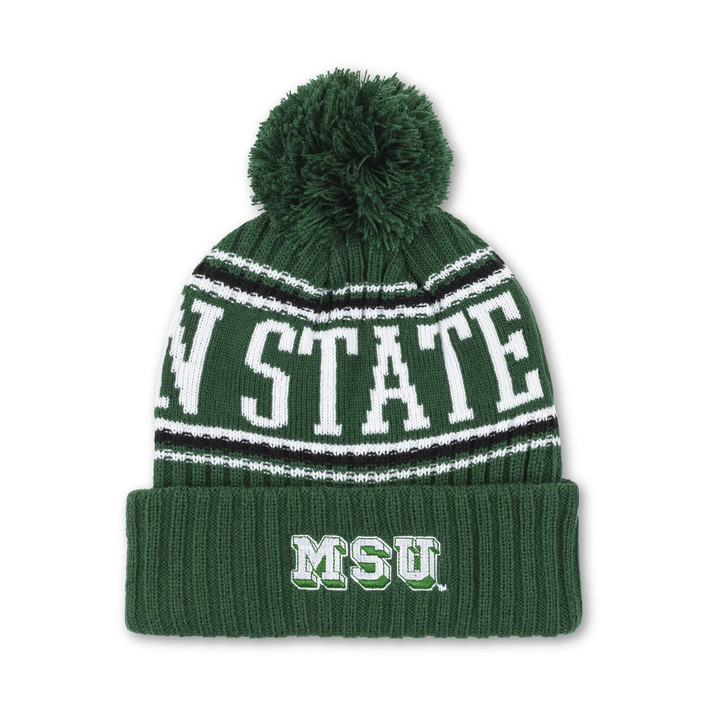 Michigan State Vintage Hockey Knit Pom Hat