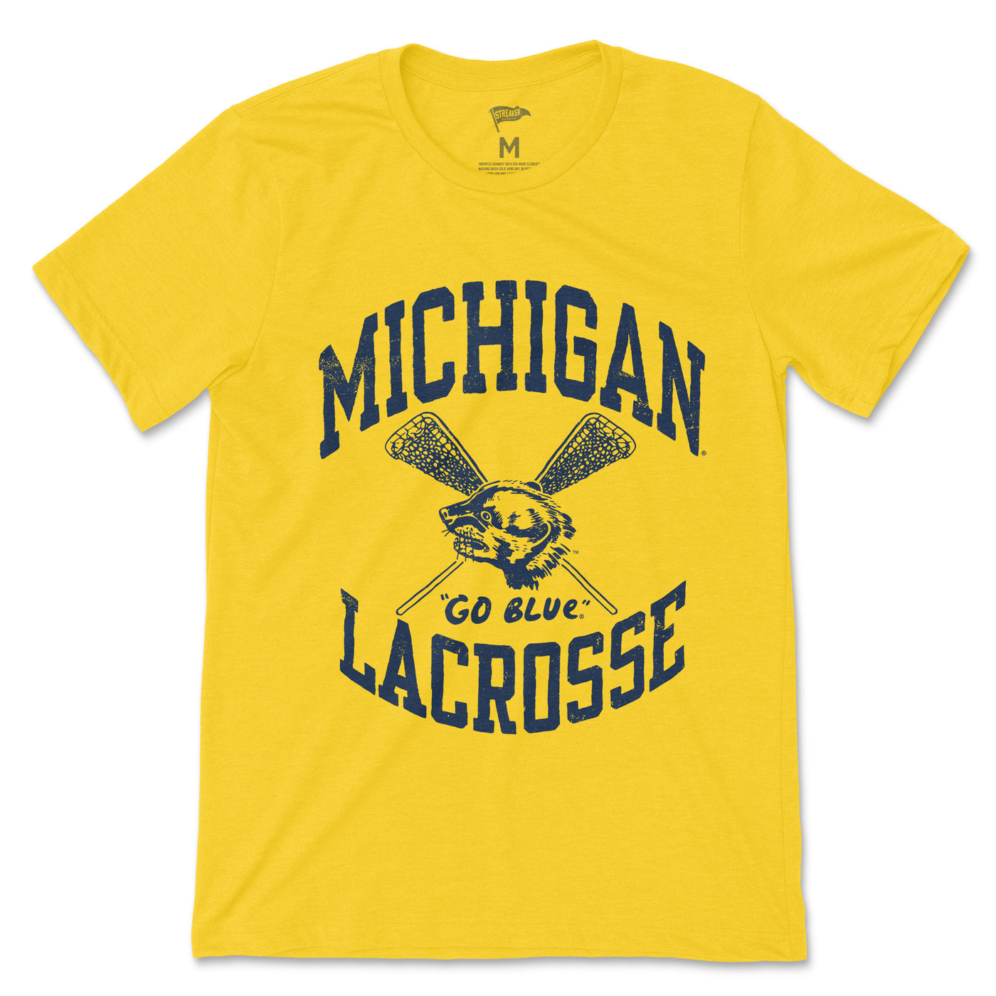 Michigan Vintage Lacrosse Tee