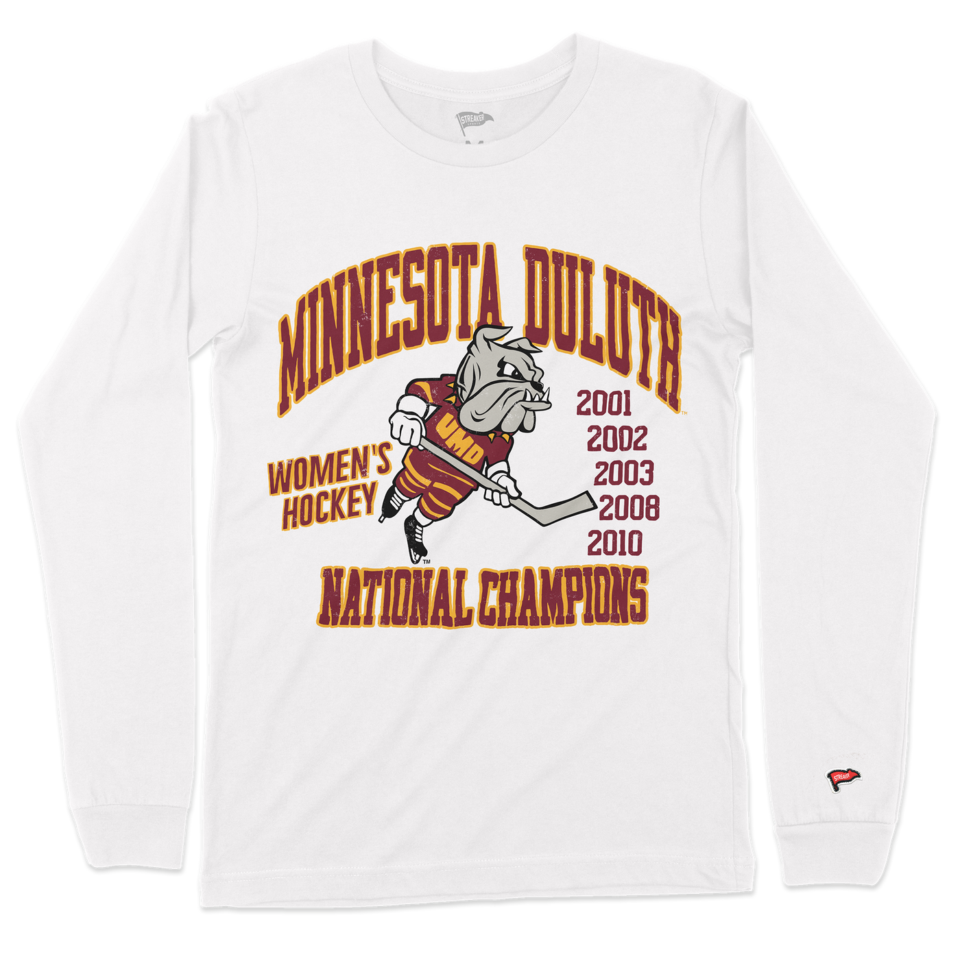 Minnesota Duluth Women's Hockey Champions Long Sleeve