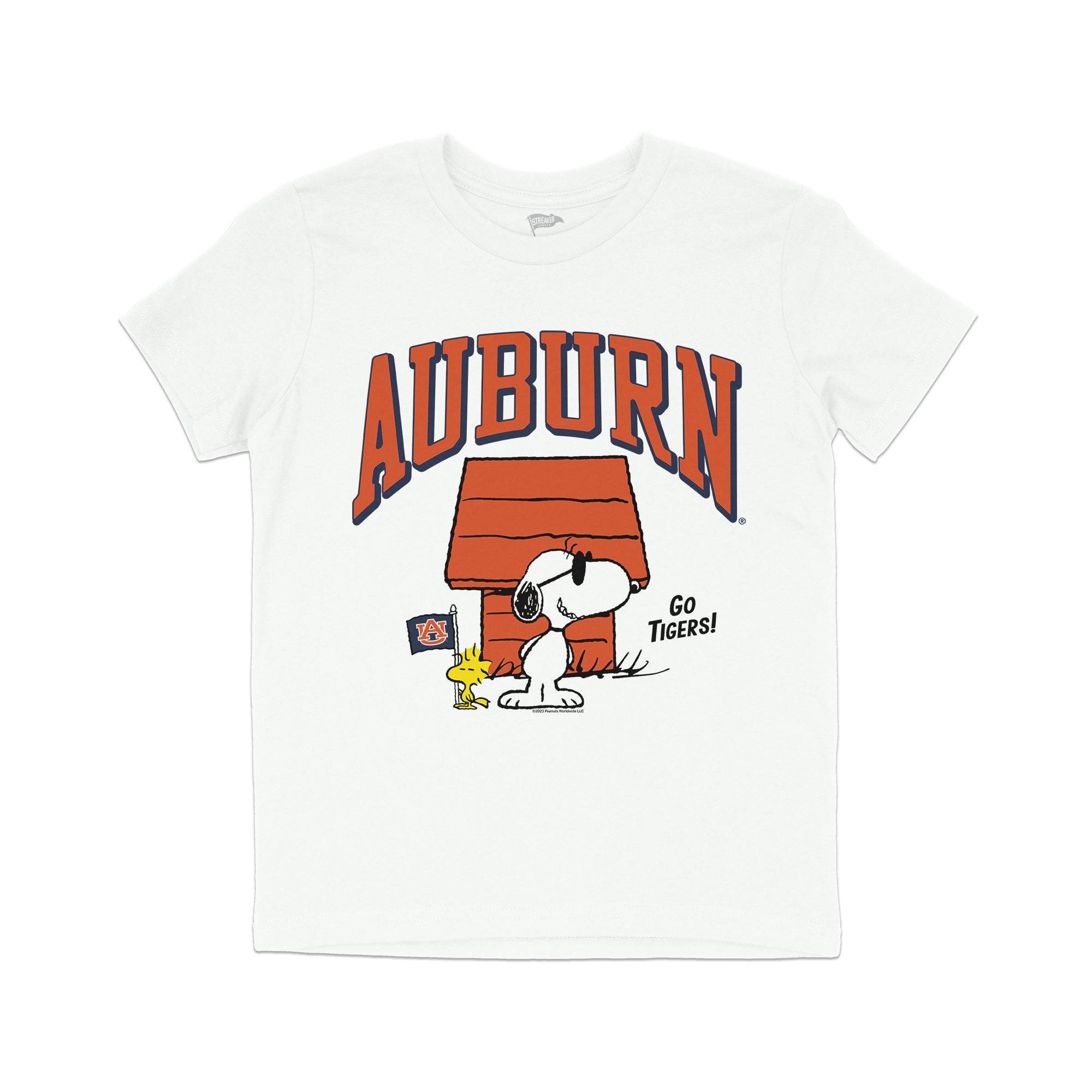 Streaker Sports Peanuts x Auburn Joe College Youth Tee | Officially ...