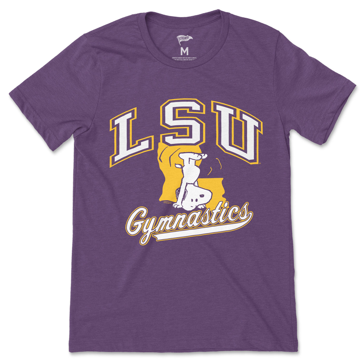 Peanuts x LSU Gymnastics Tee