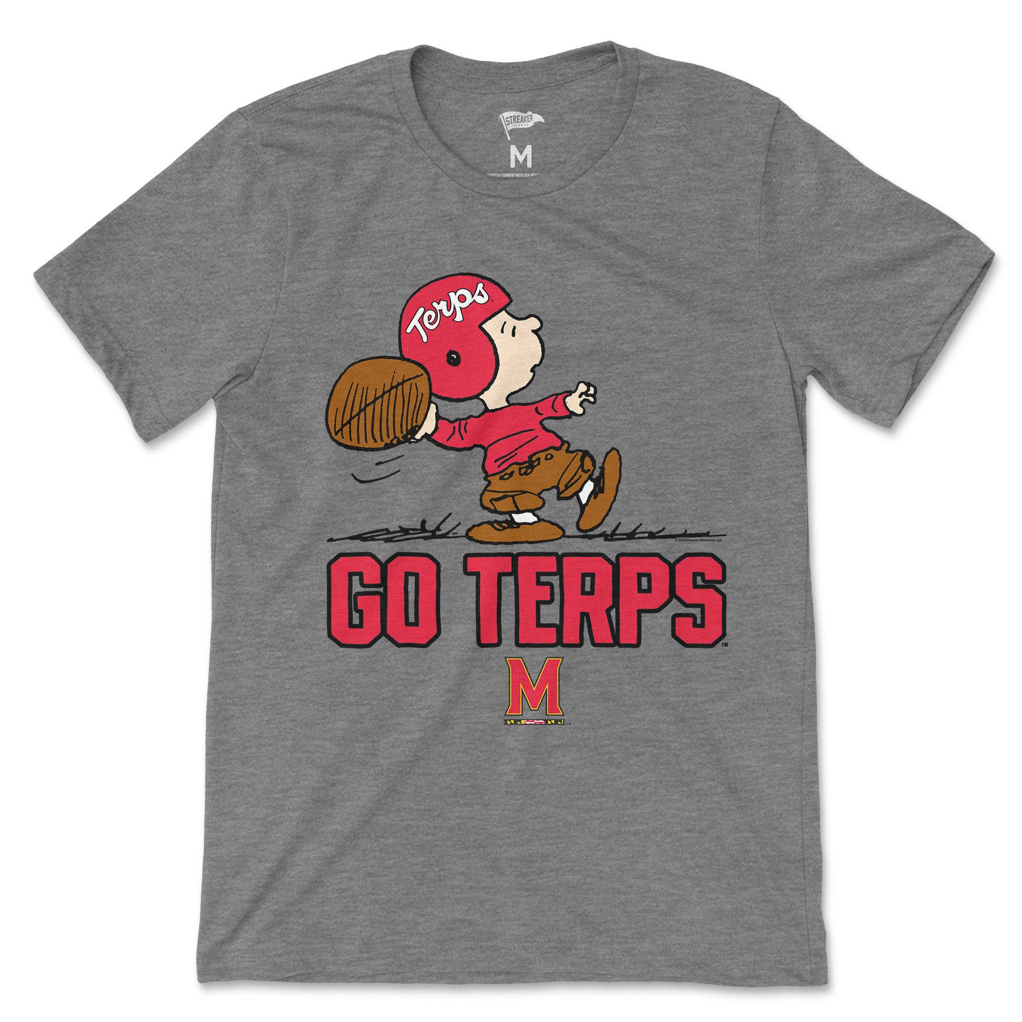 Peanuts x Maryland Quarterback Tee | Embrace College Life with Snoopy ...