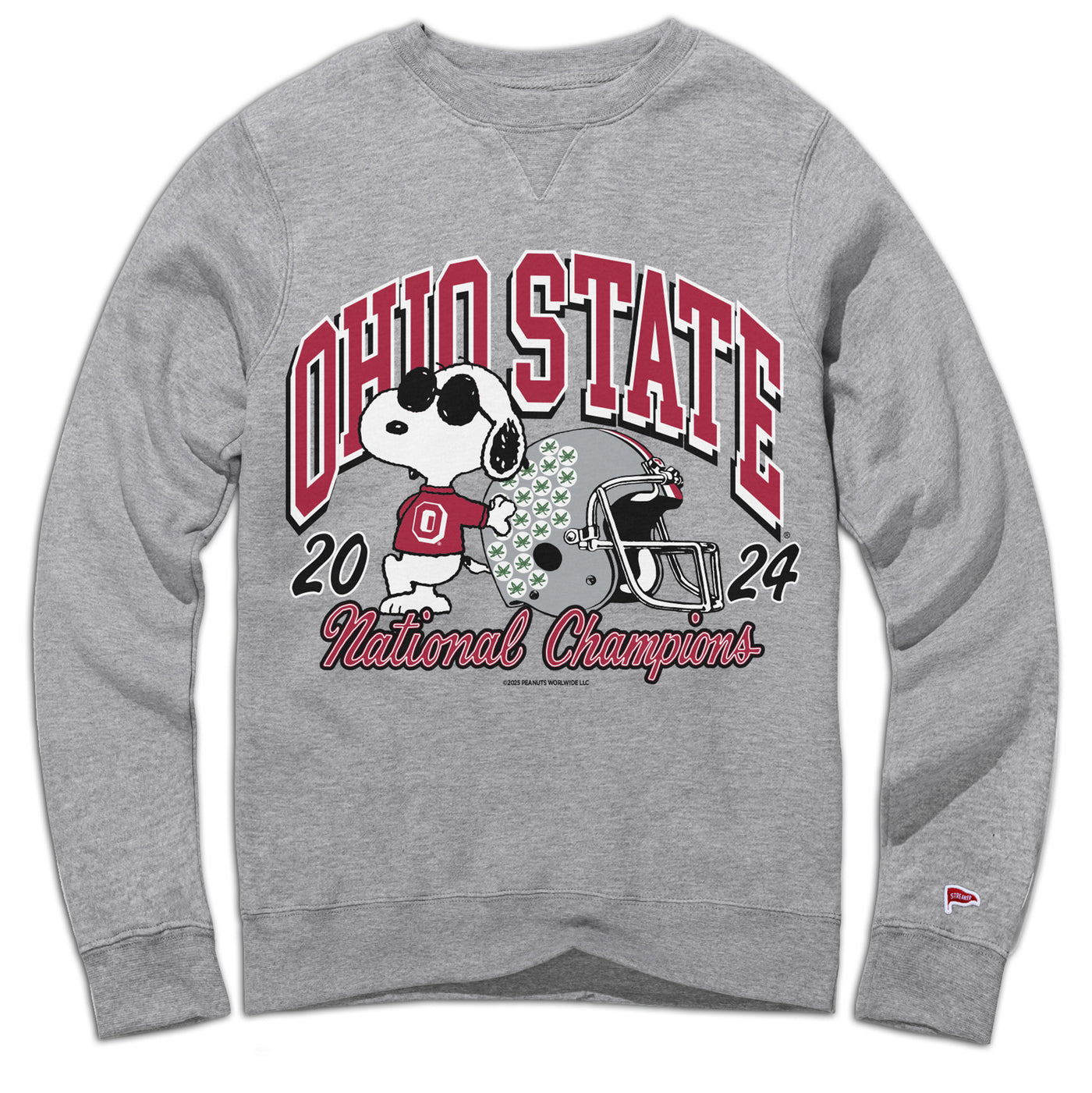 Peanuts x Ohio State 2024 Football National Champs Crewneck Sweatshirt