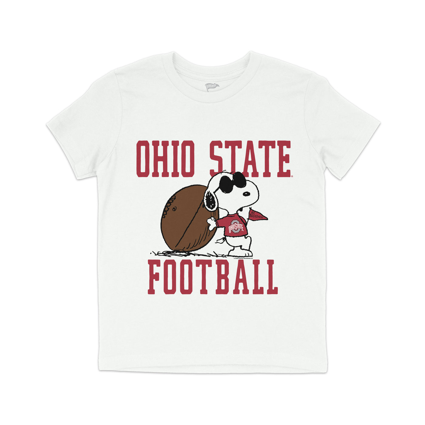 Peanuts x Ohio State Joe Cool Football Youth Tee