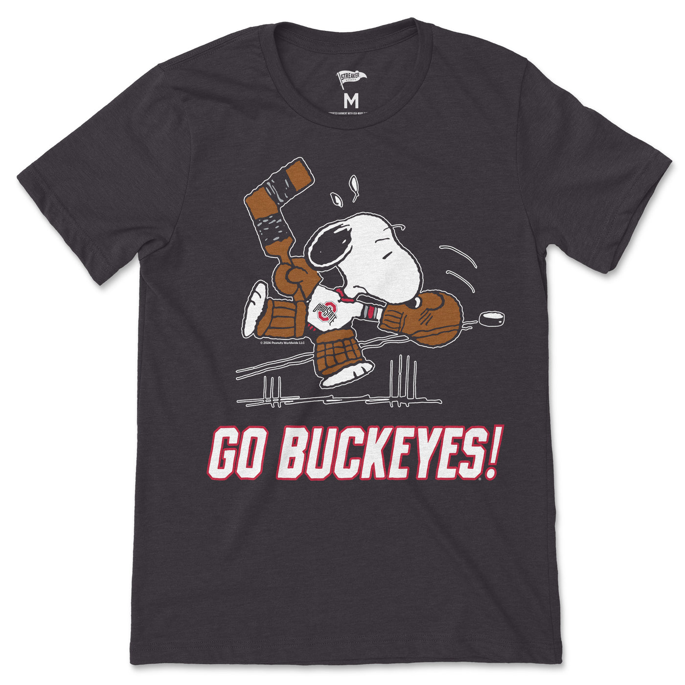 Peanuts x Ohio State Snoopy Goalie Tee