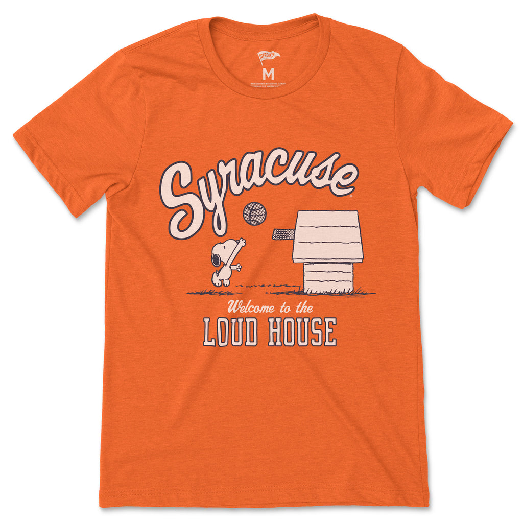 Peanuts x Syracuse Welcome to the Loud House Tee – Streaker Sports