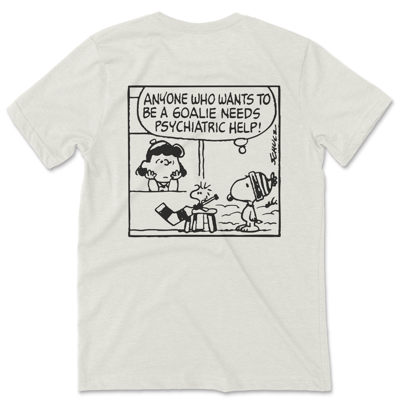 Peanuts x USA Hockey Woodstock Goalie Tee