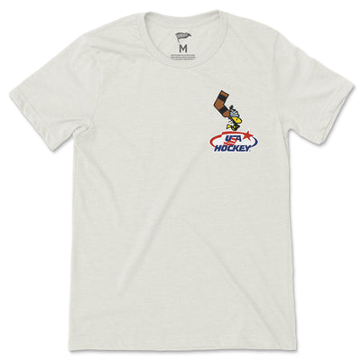 Peanuts x USA Hockey Woodstock Goalie Tee