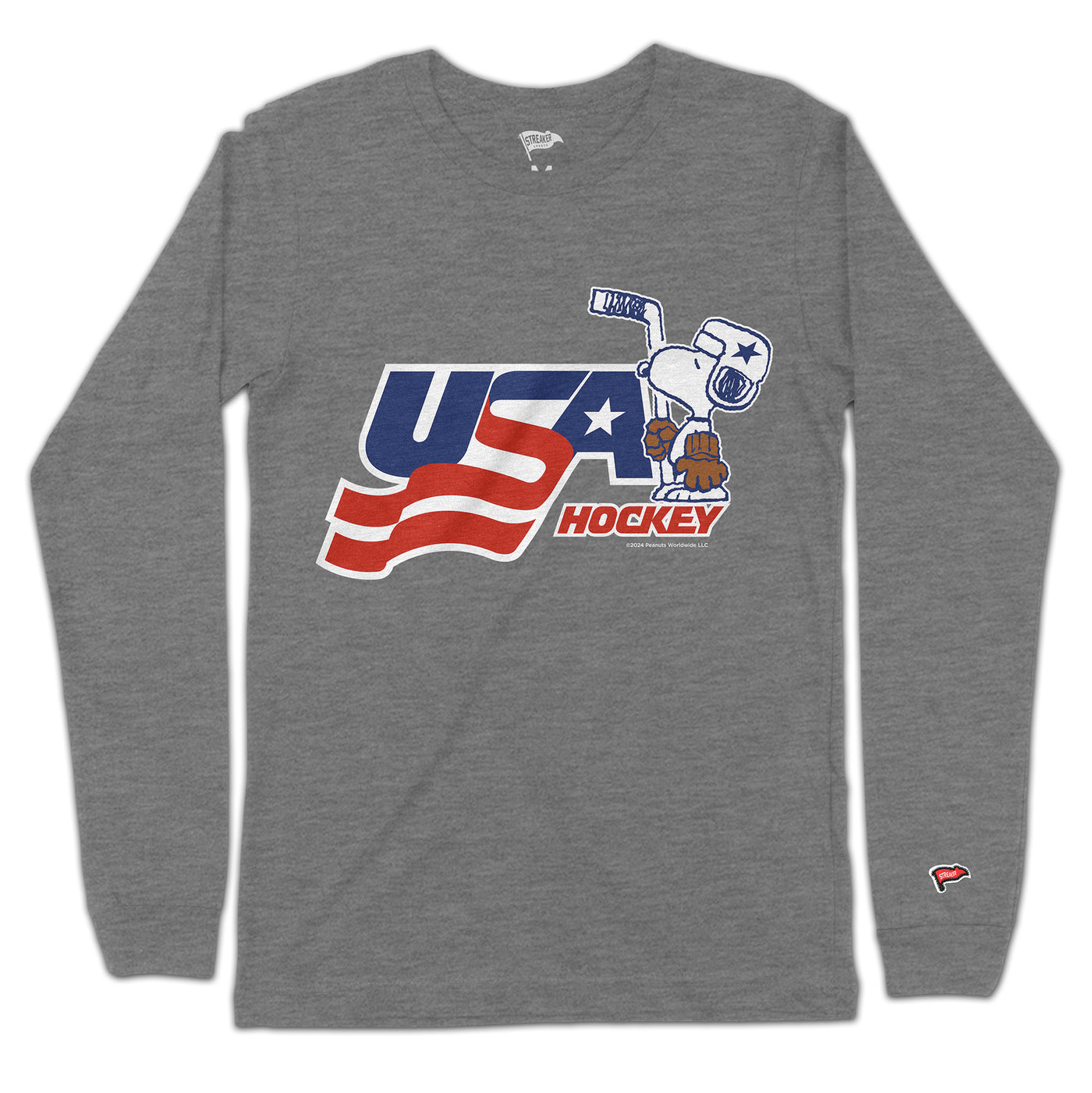 Peanuts x USA Hockey World Famous Hockey Player Long Sleeve