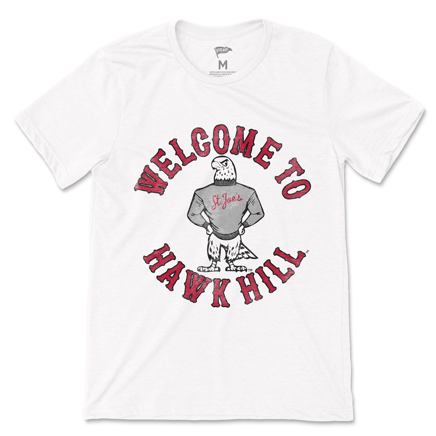 Saint Joseph's Vintage Welcome to Hawk Hill Tee