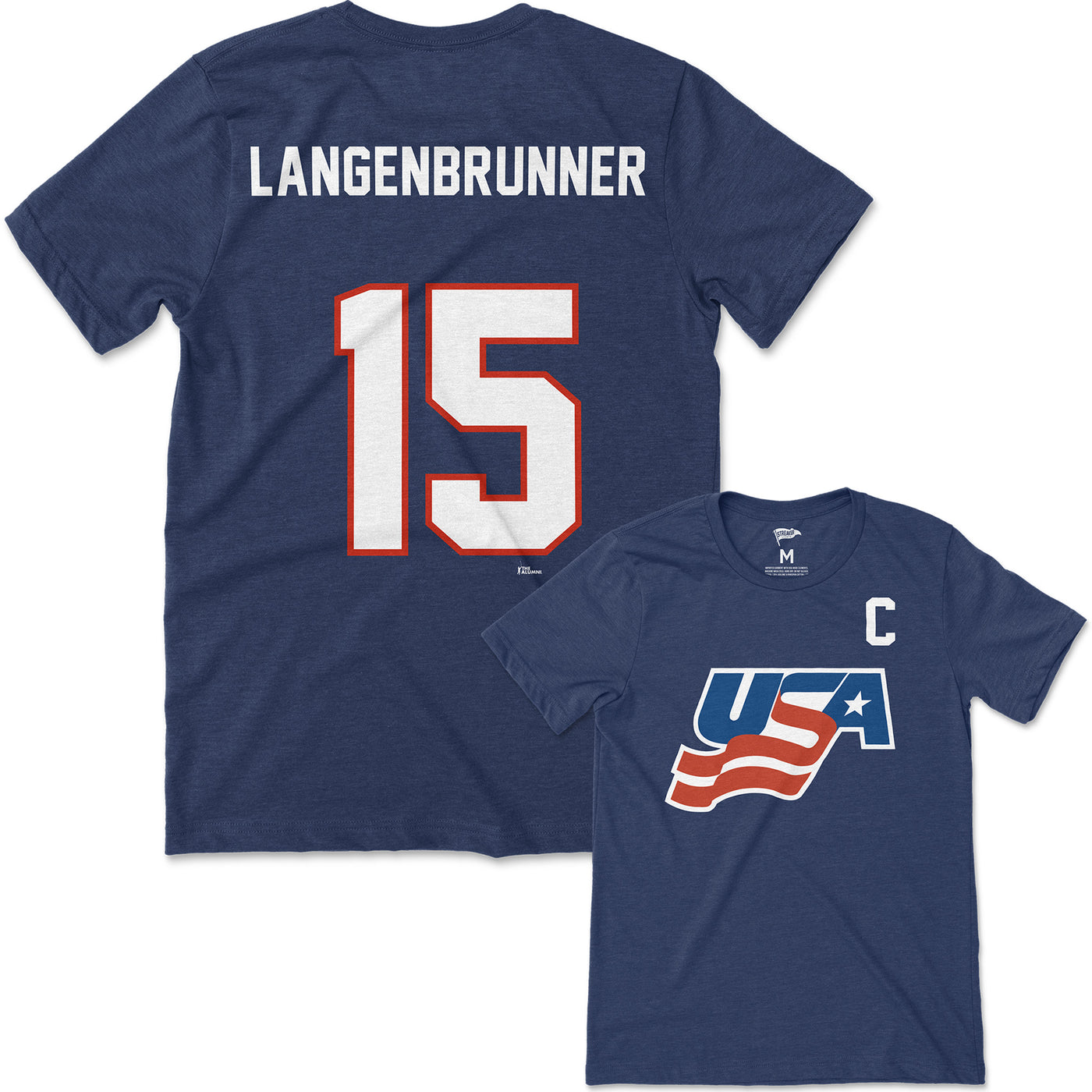 Team USA Jamie Langenbrunner Jersey Tee