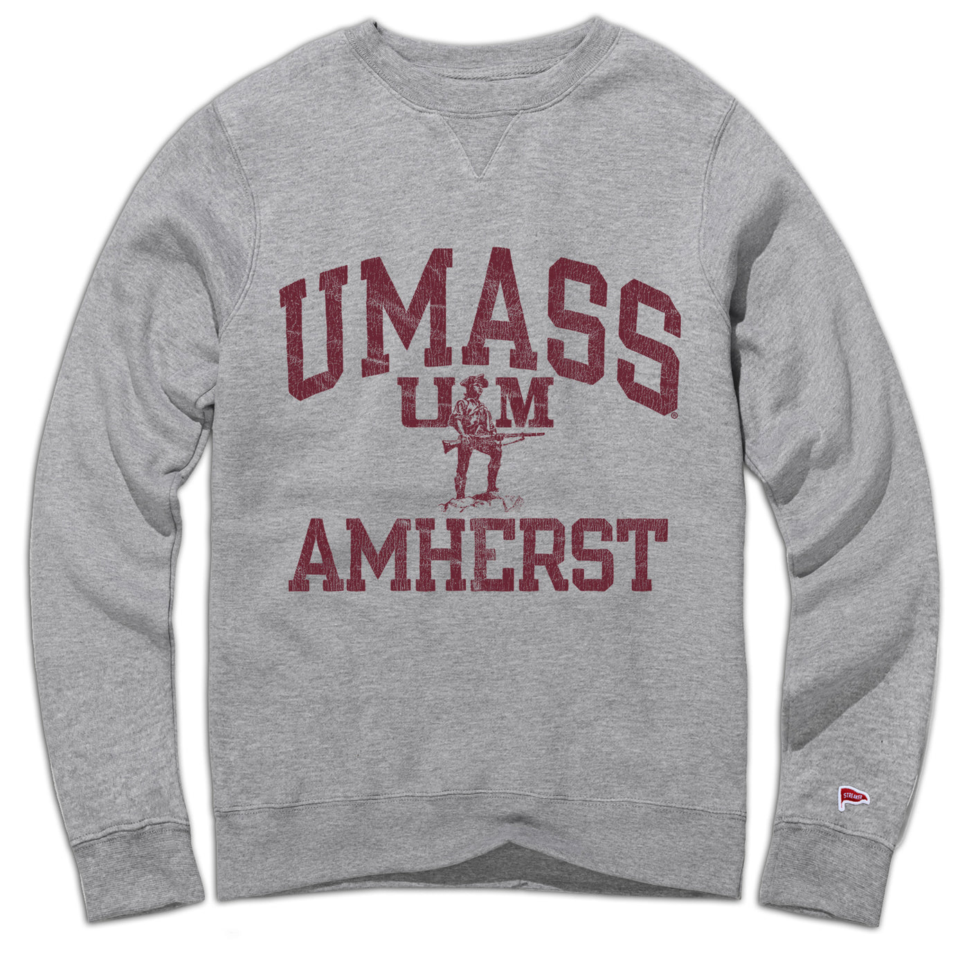 UMass Vintage Campus Crewneck Sweatshirt