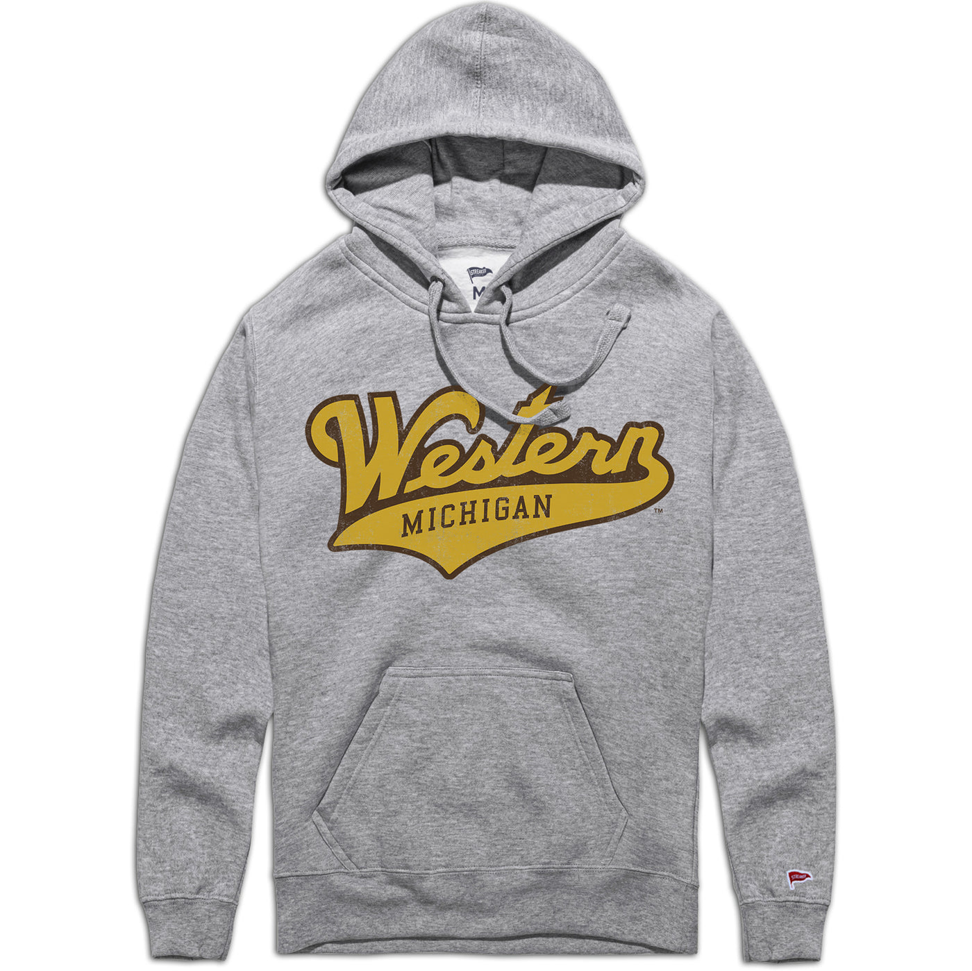 Western Michigan Vintage Script Hoodie