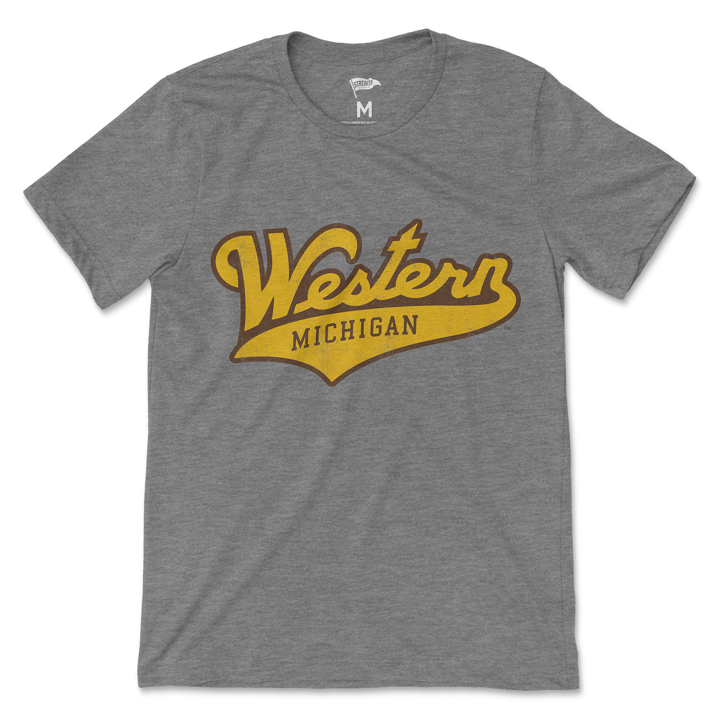 Western Michigan Vintage Script Tee