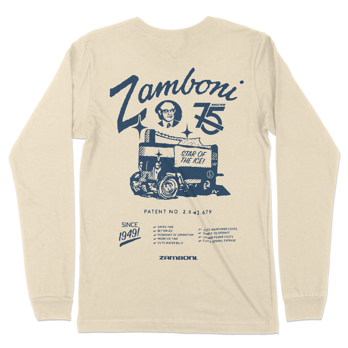 Zamboni 75th Anniversary Long Sleeve