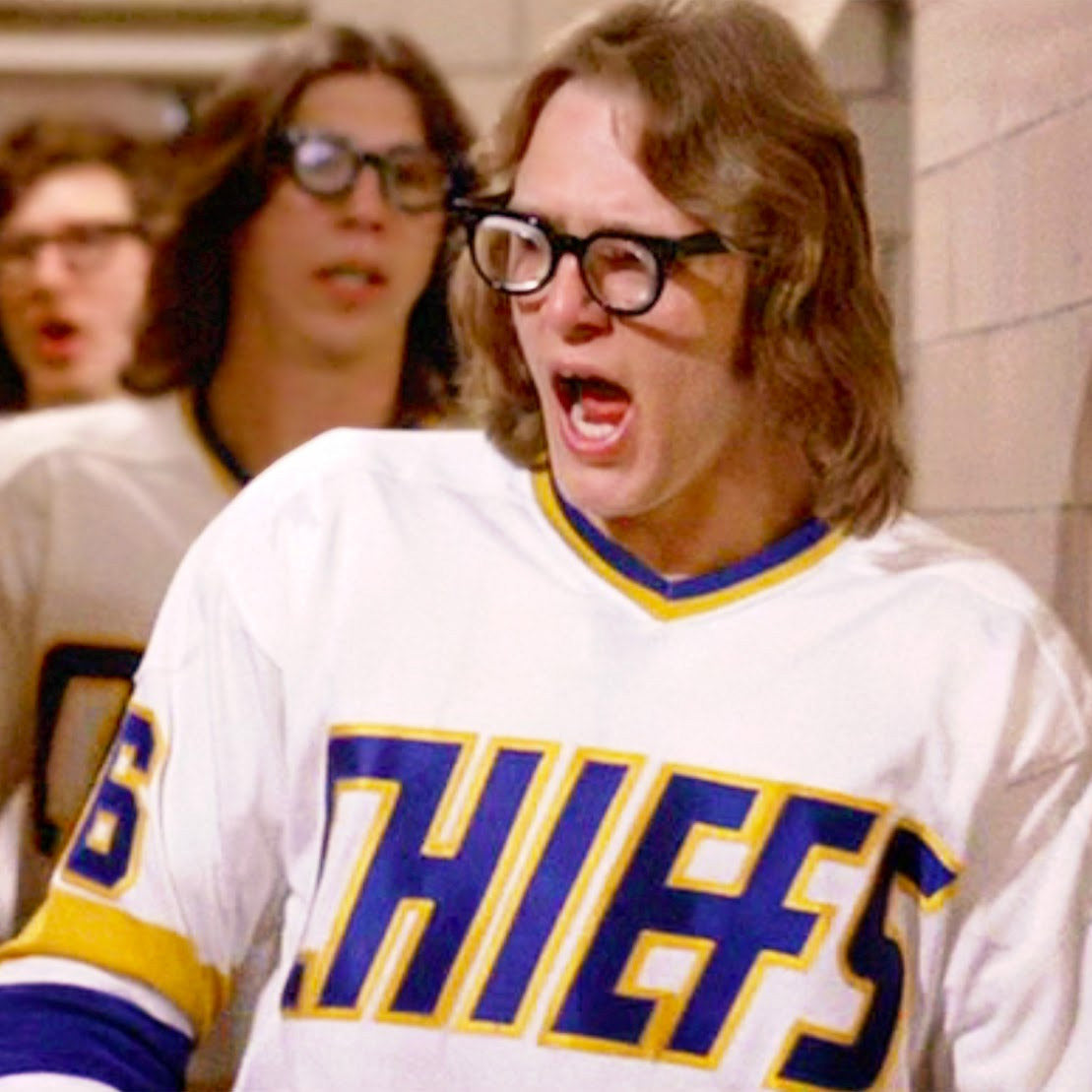 Buy the Hanson Brothers Old Time Hockey Ringer Tee - Slap Shot